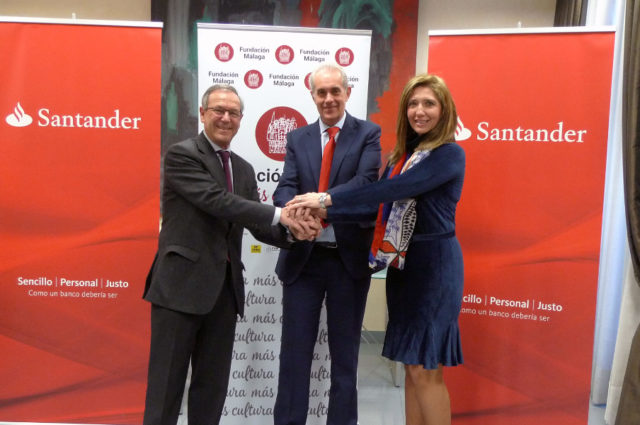 Acuerdo entre Fundacion Malaga y Banco Santander