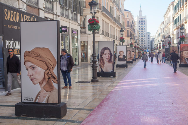 Calle Larios en el Festival de Málaga 2019